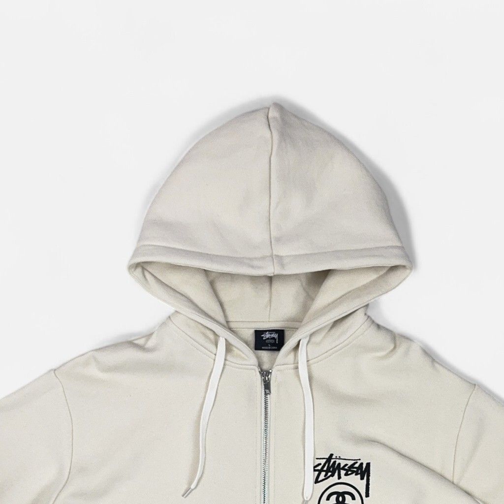 Stüssy White Hoodie