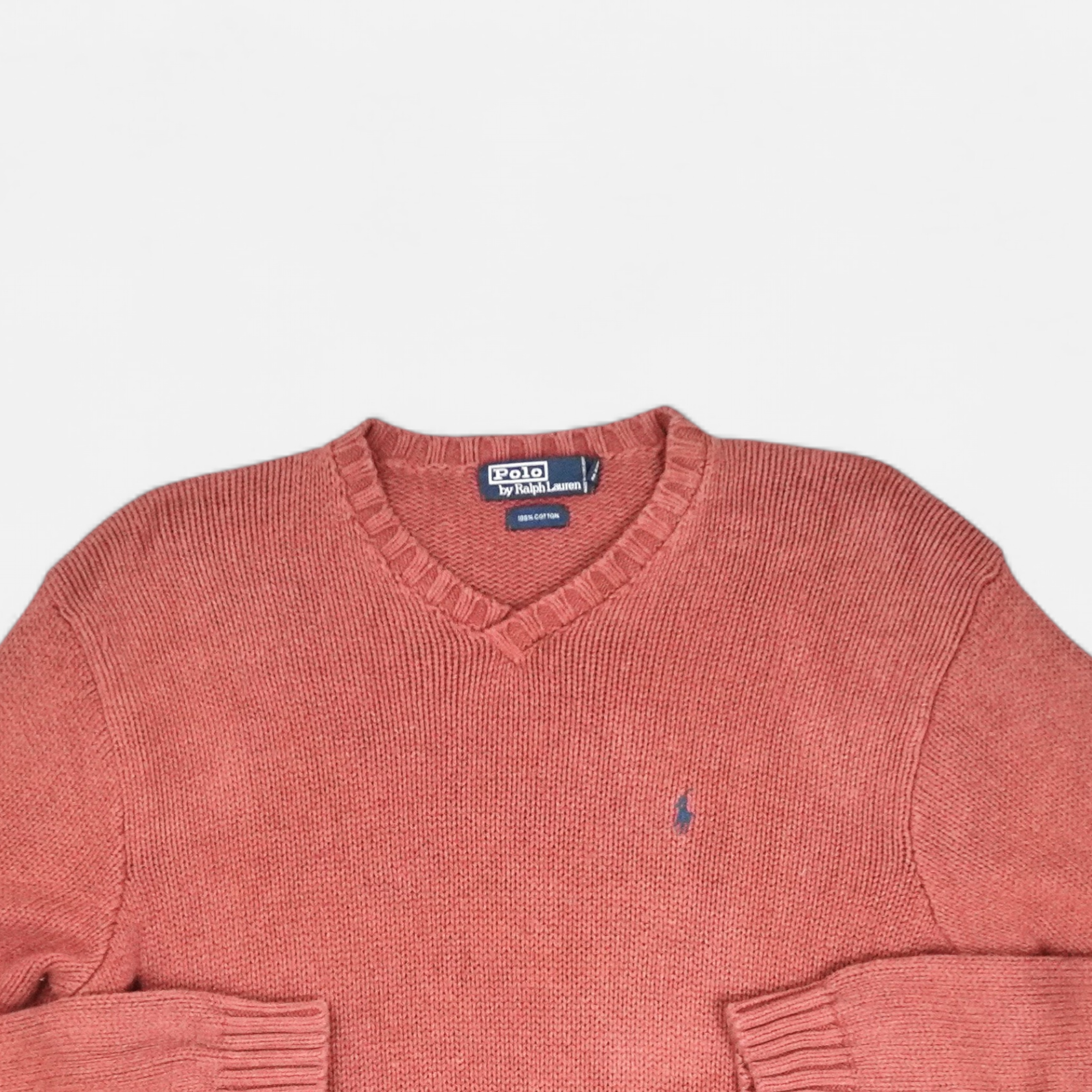 Vintage Polo Ralph Lauren Pink Knit Jumper (L)