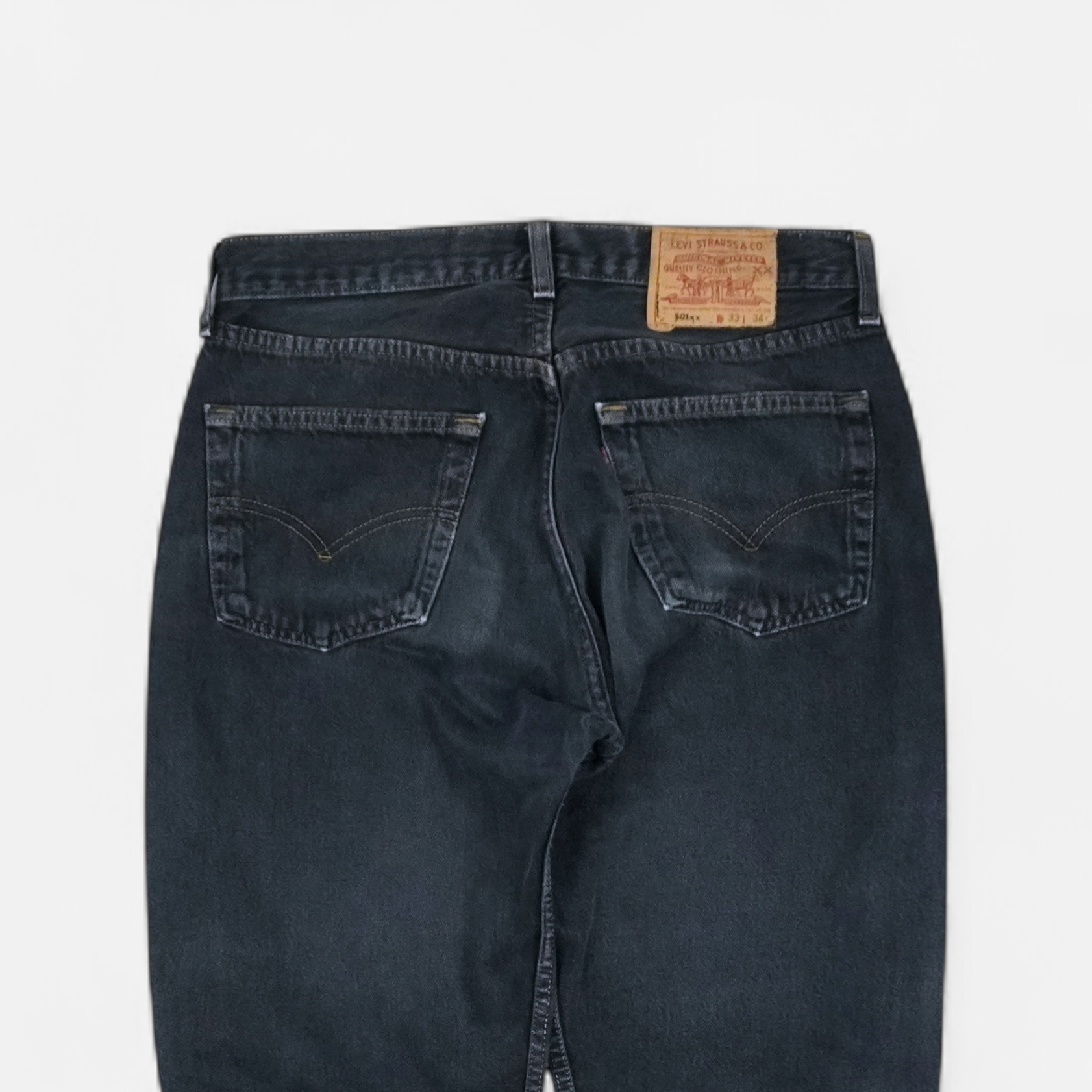 Vintage Levi Strauss & Co. Black Jeans (W33 L34)