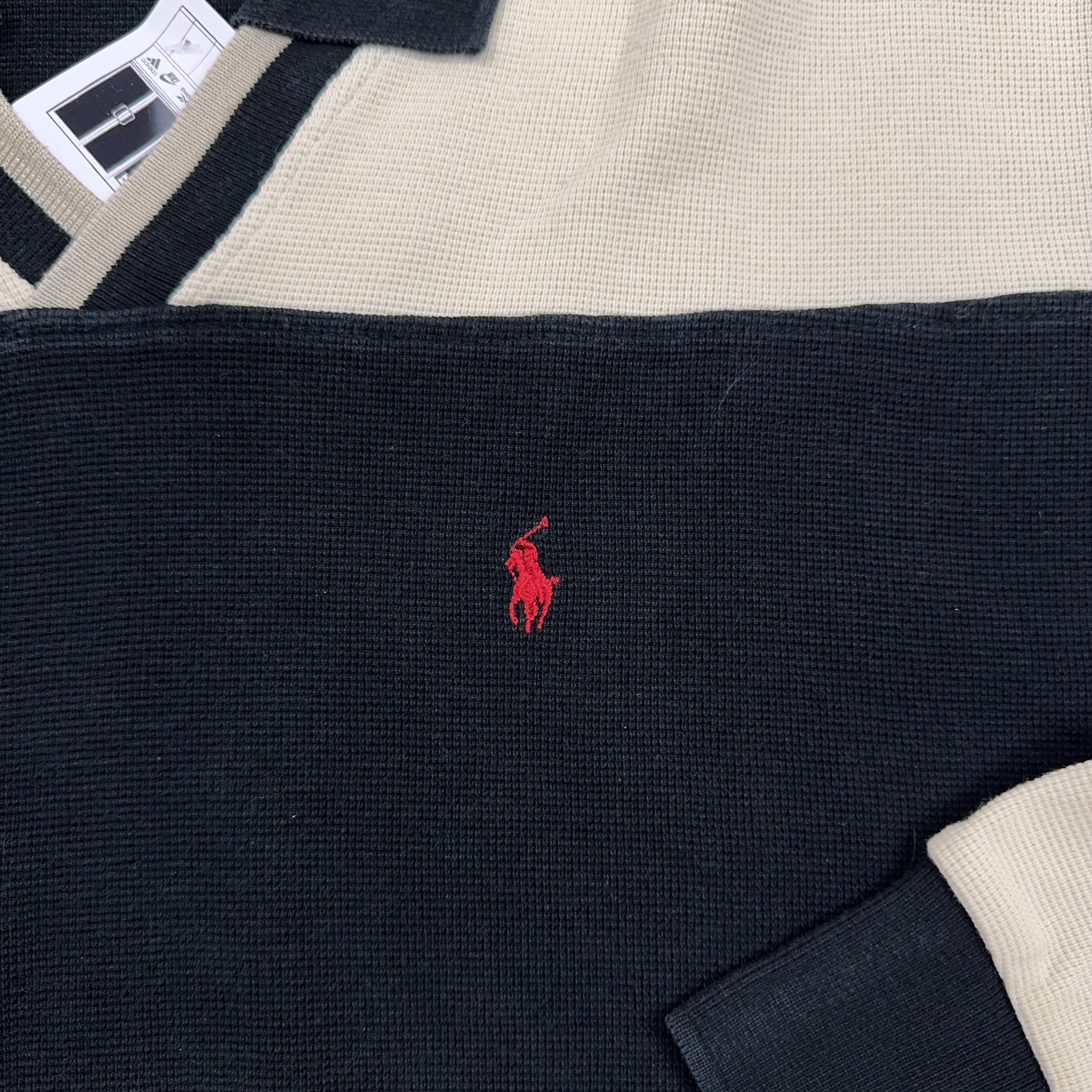 Vintage Polo By Ralph Lauren Black 1/4 Zip (L)