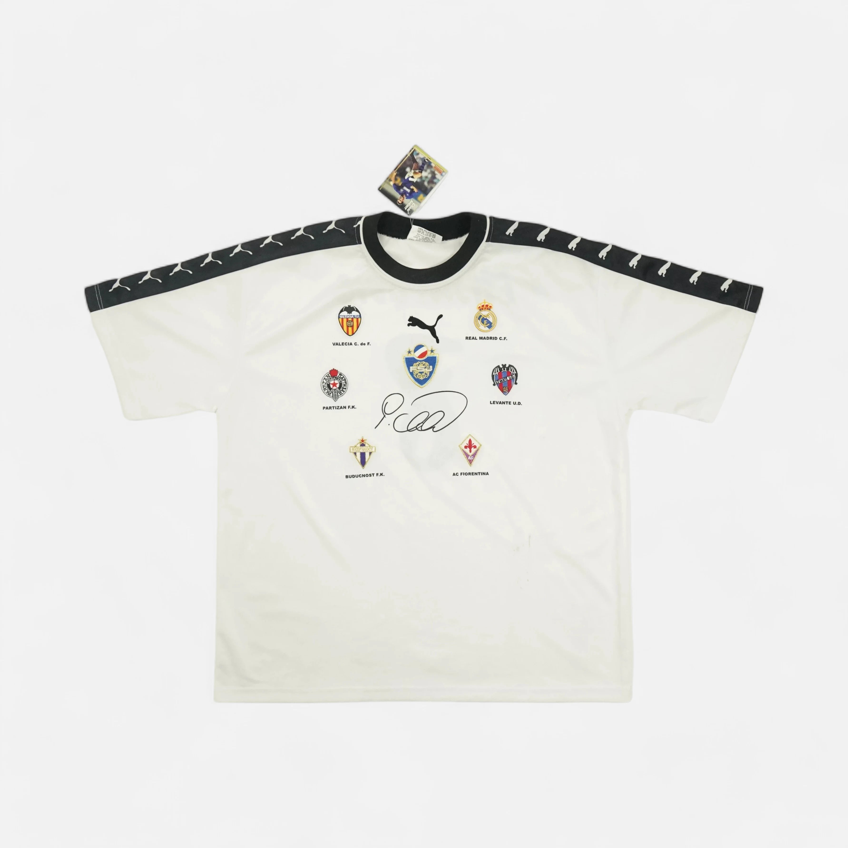 Vintage Puma White Jersey (L)