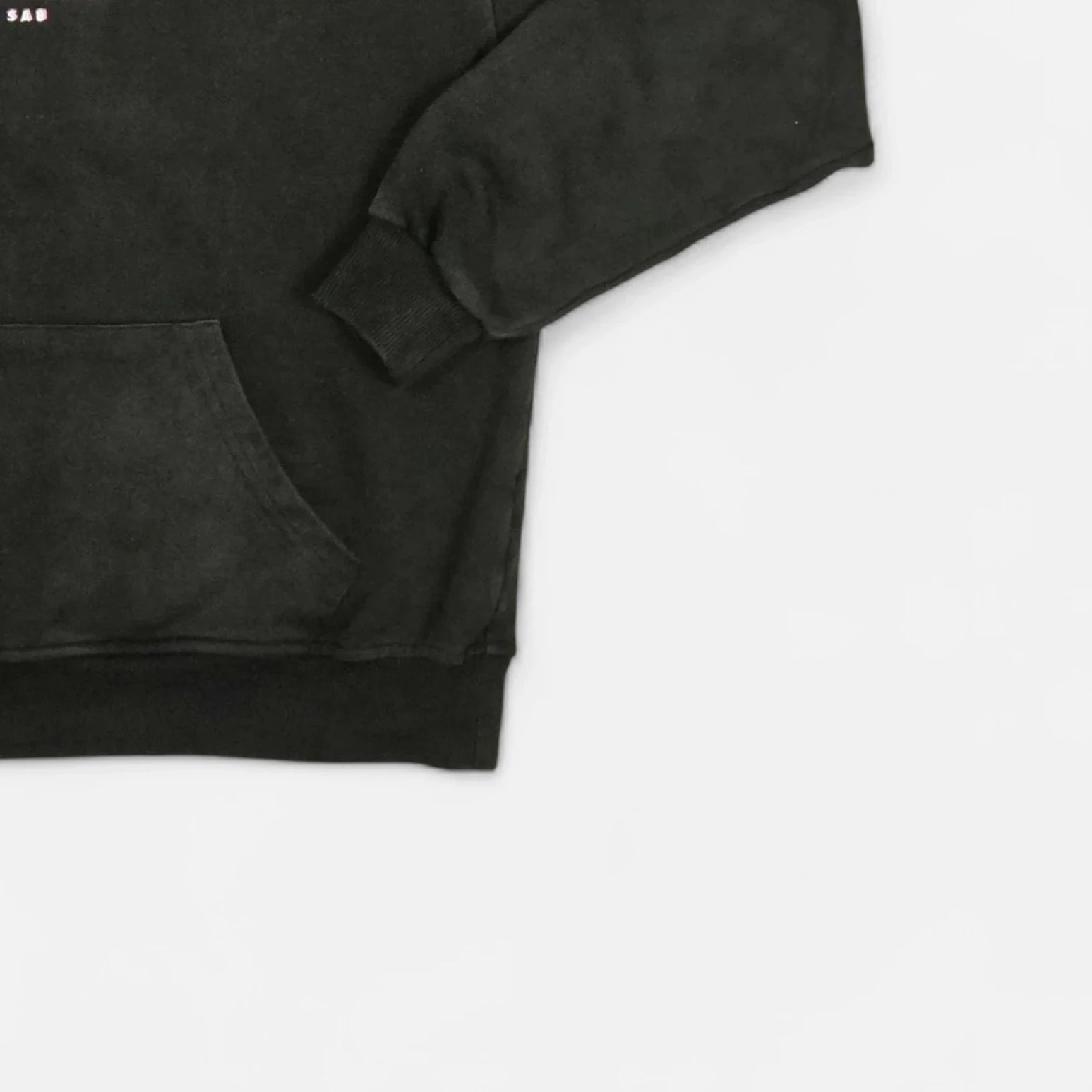 Vintage Black Hoodie () Bottom Right