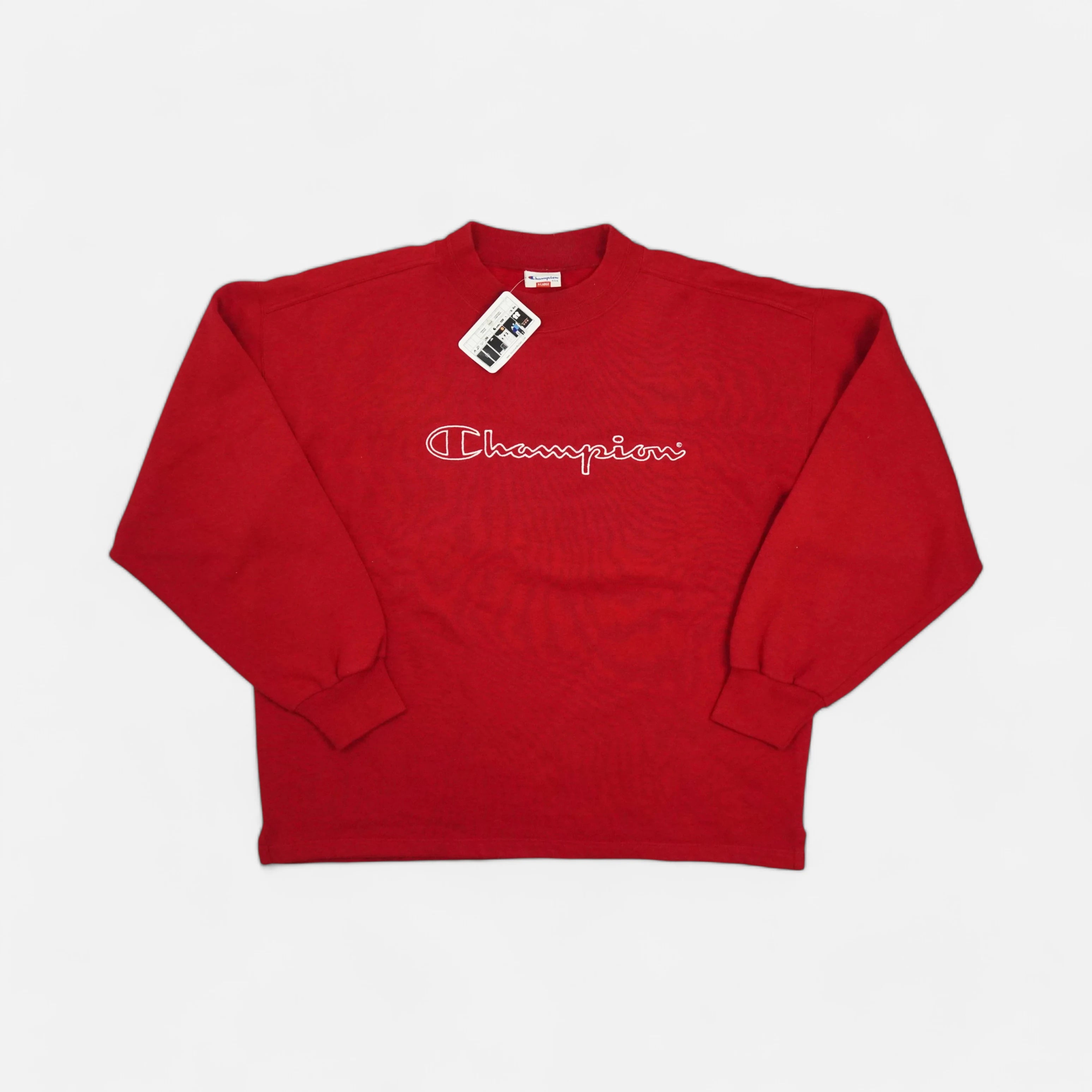 Vintage Champion Red Sweatshirt (XL)