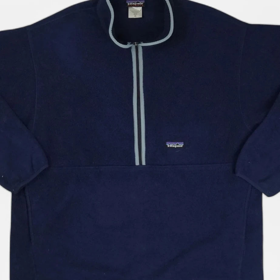 Vintage Patagonia Navy Blue Fleece (XL)