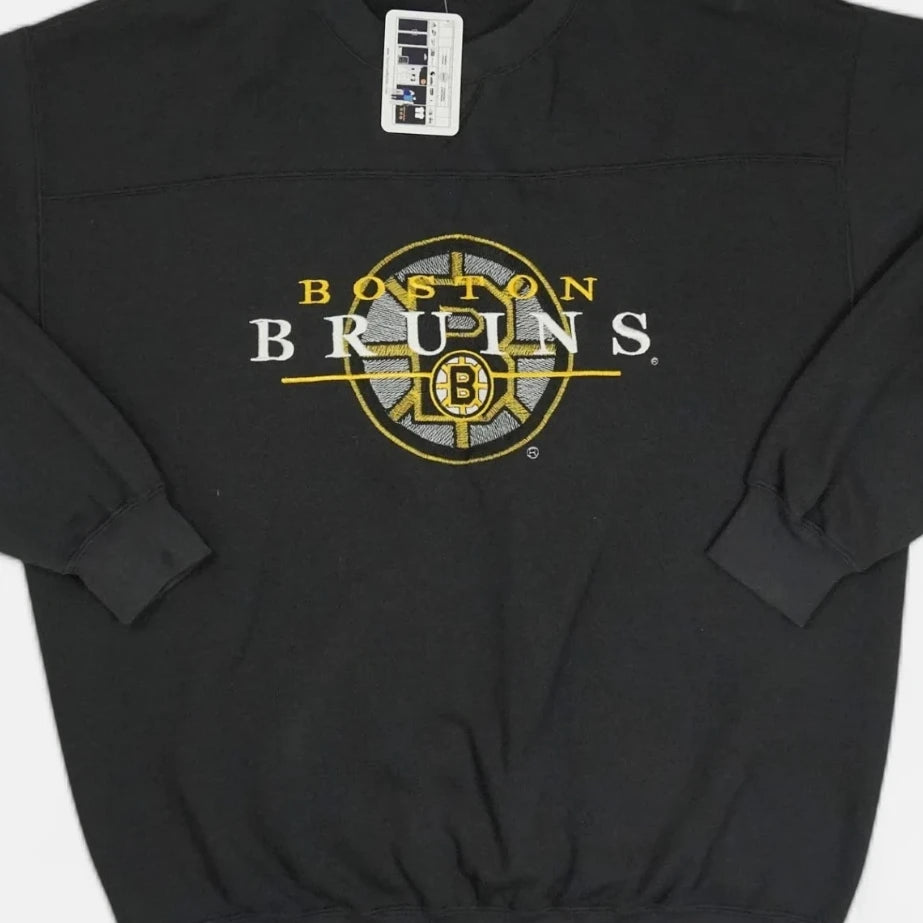 Vintage Boston Bruins Embroidered Sweatshirt (XL)