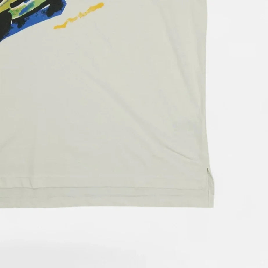 Adidas Vintage Abstract Polo Shirt (XL)