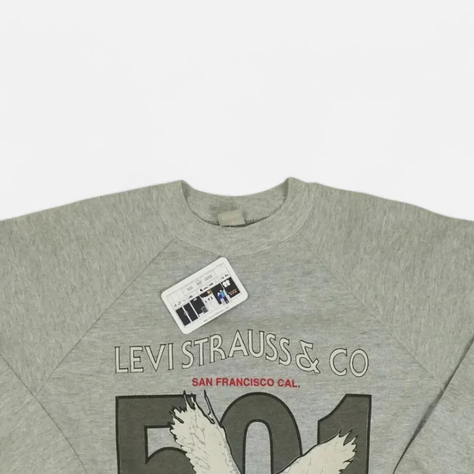Vintage Levi's Gray Sweater (S)