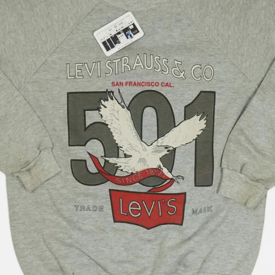 Vintage Levi's Gray Sweater (S)