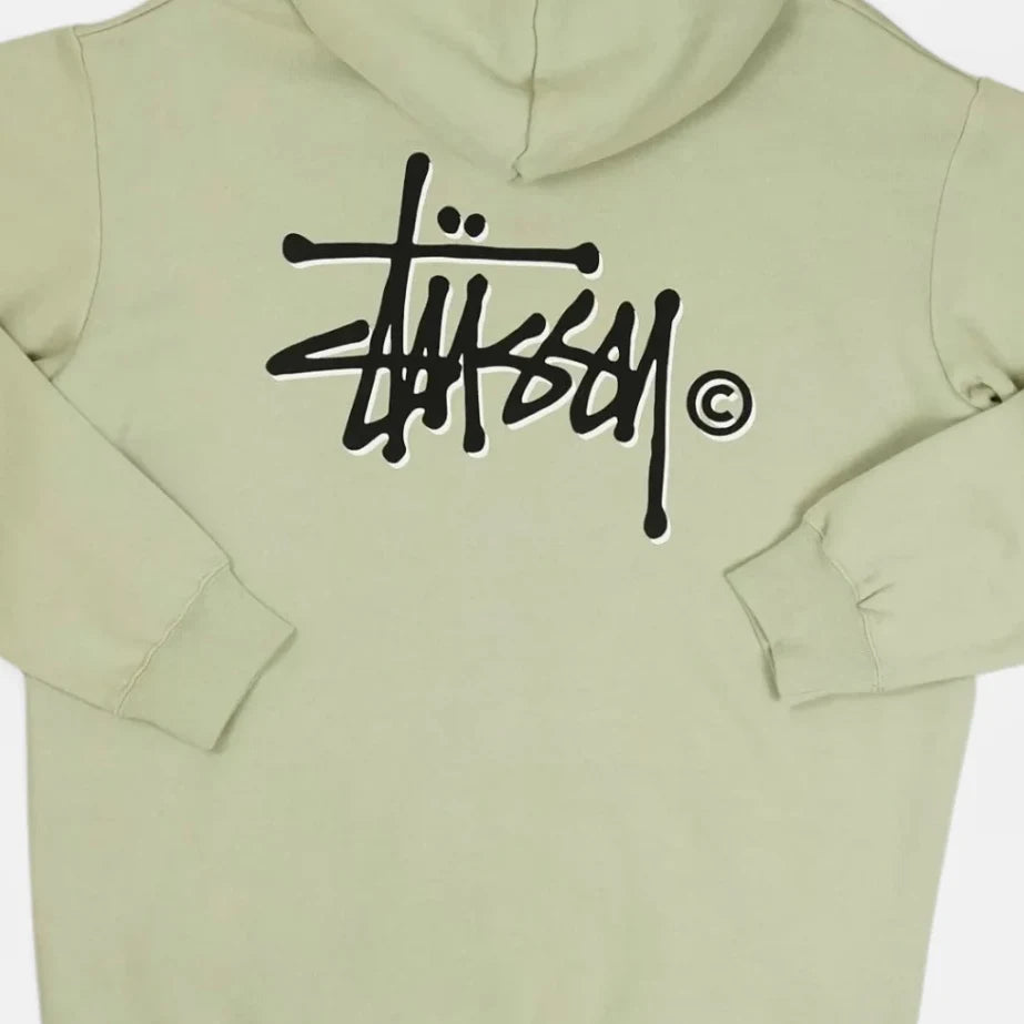 Stüssy Pale Pastel Green Stüssy Hoodie