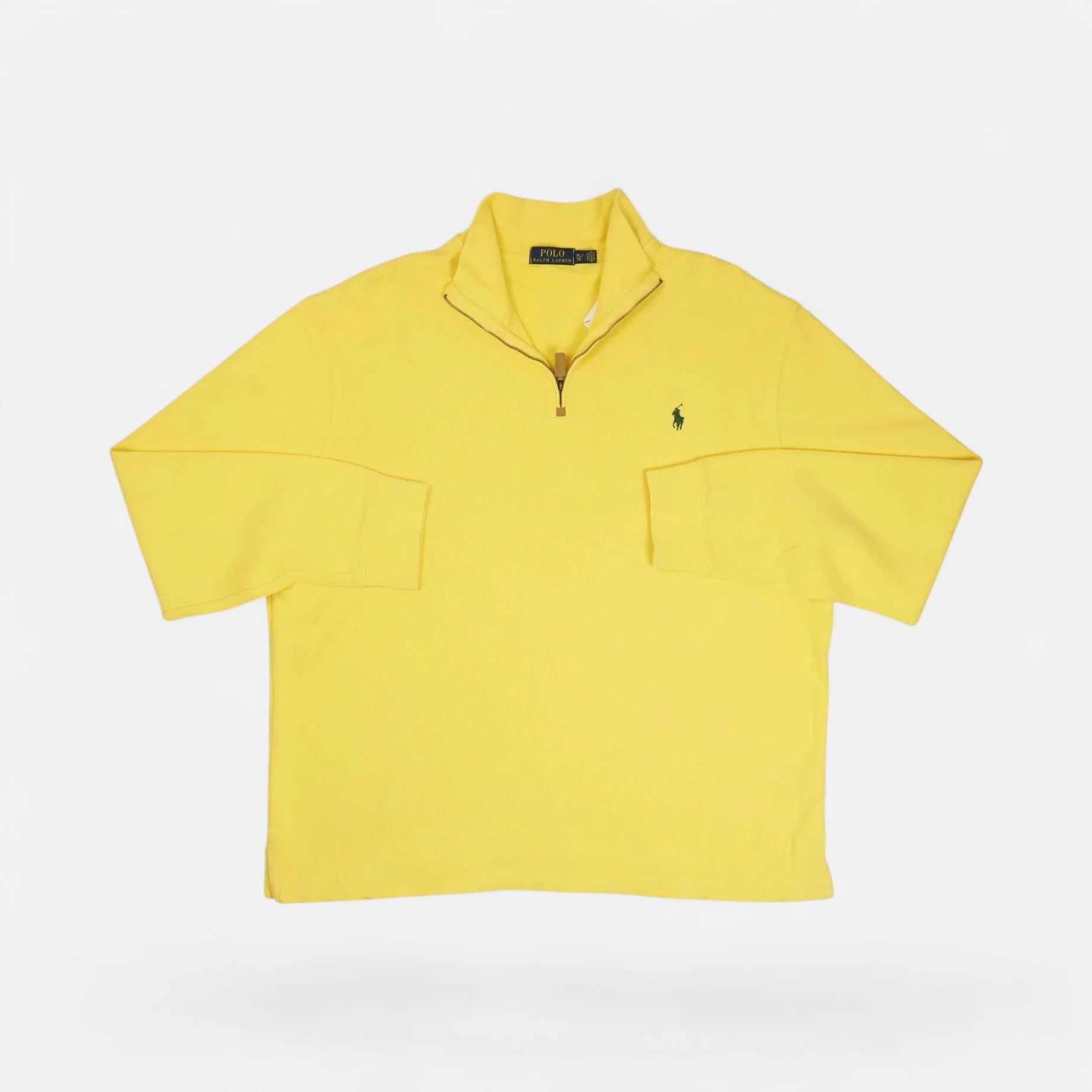 Vintage Polo Ralph Lauren Yellow Pullover (XL)