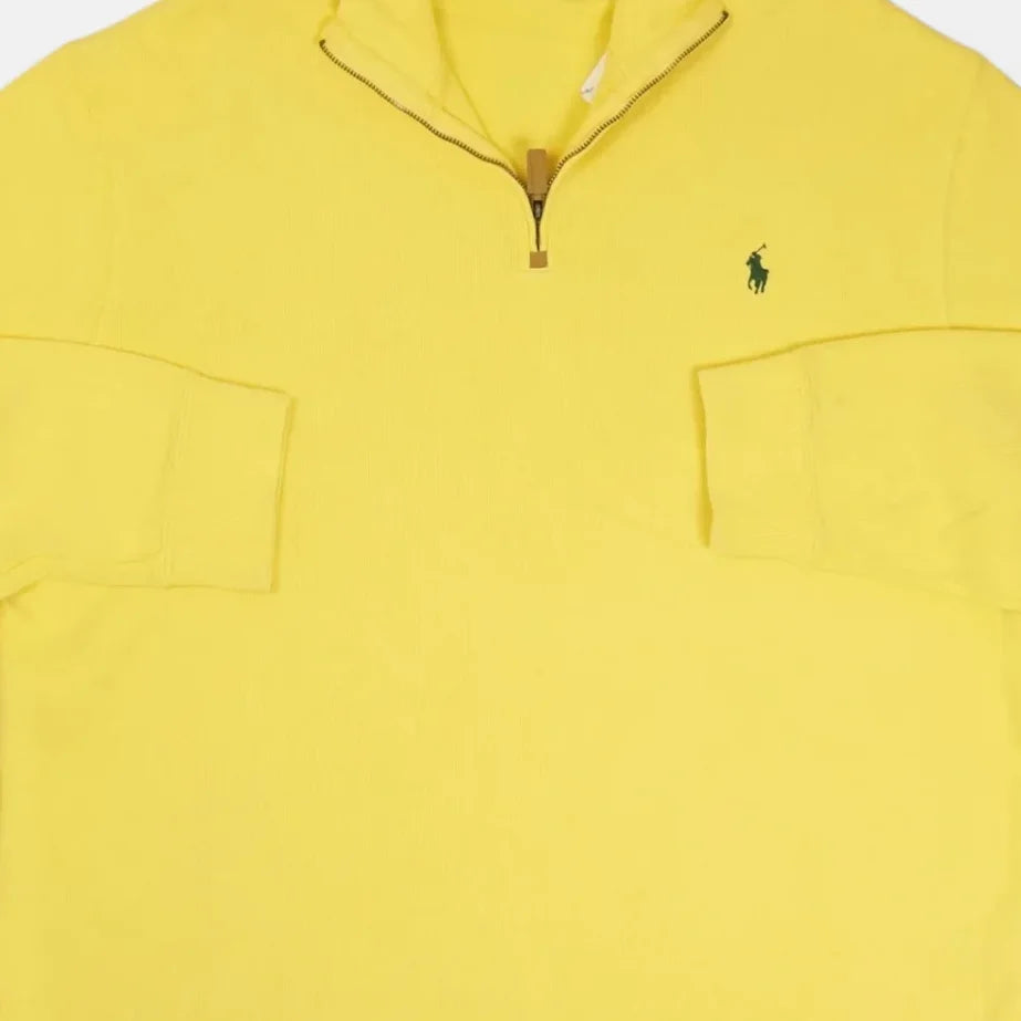 Vintage Polo Ralph Lauren Yellow Pullover (XL)