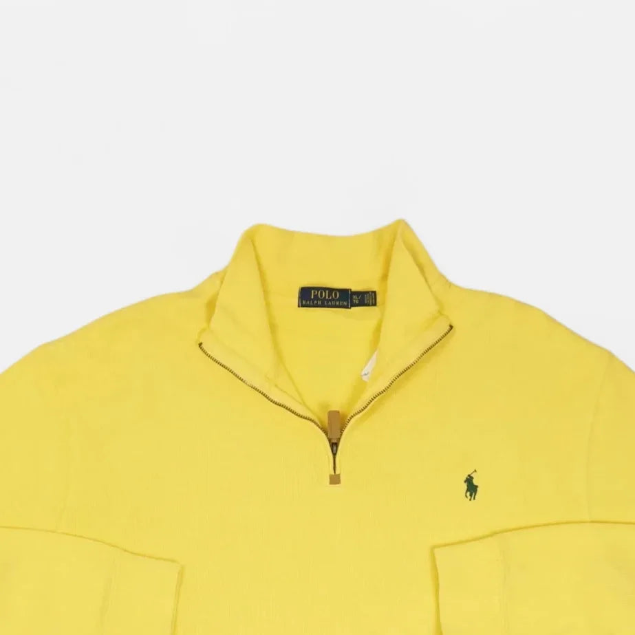 Vintage Polo Ralph Lauren Yellow Pullover (XL)