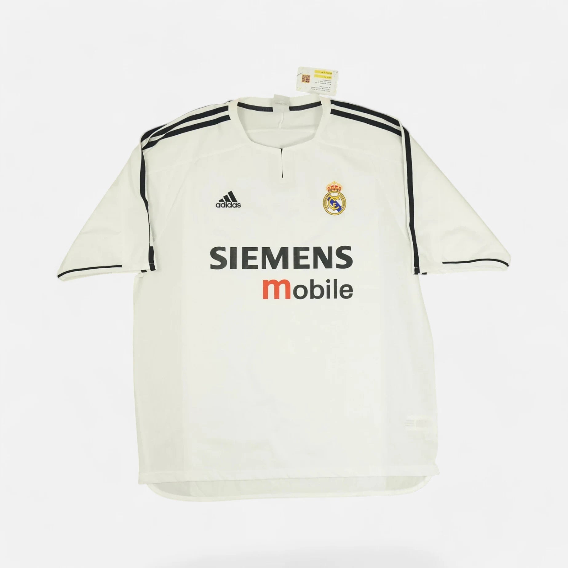 Real Madrid 2003-2004 Adidas Home Jersey (XXL)