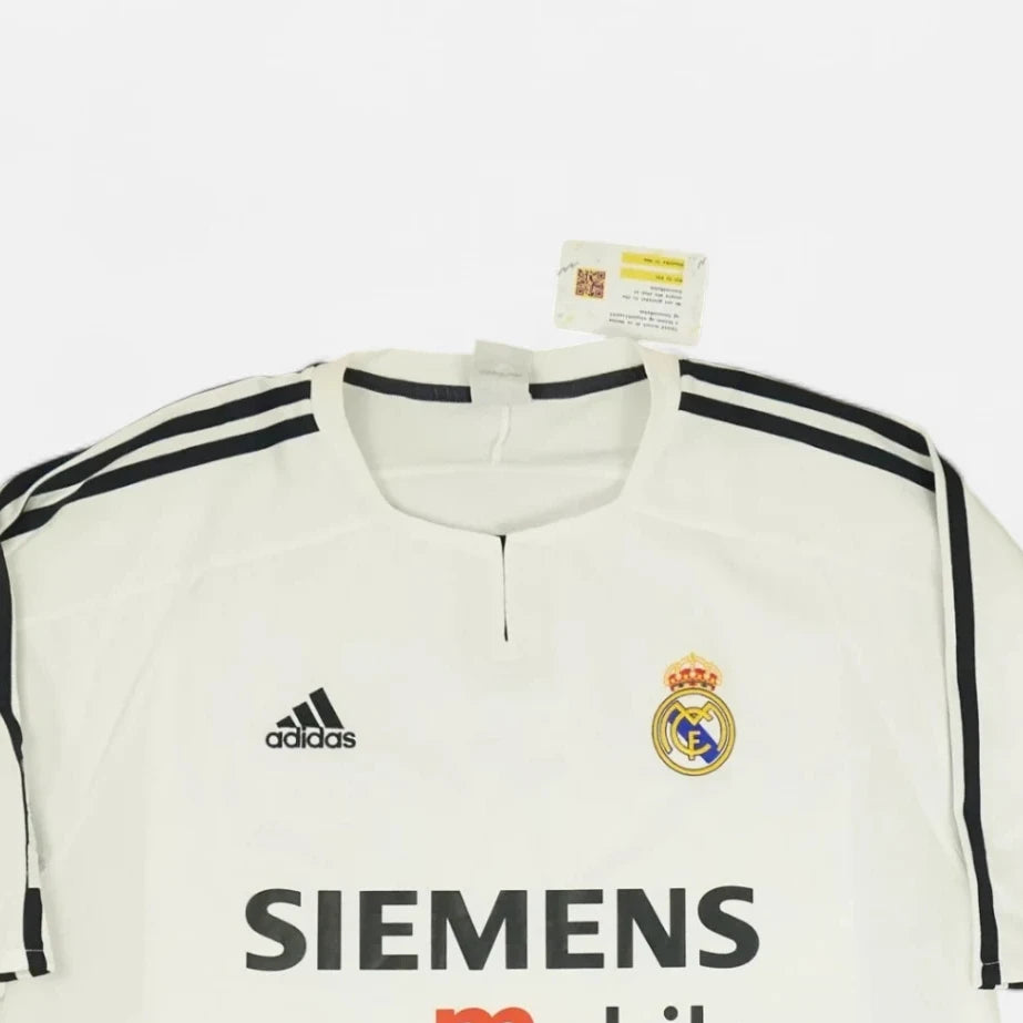 Real Madrid 2003-2004 Adidas Home Jersey (XXL)