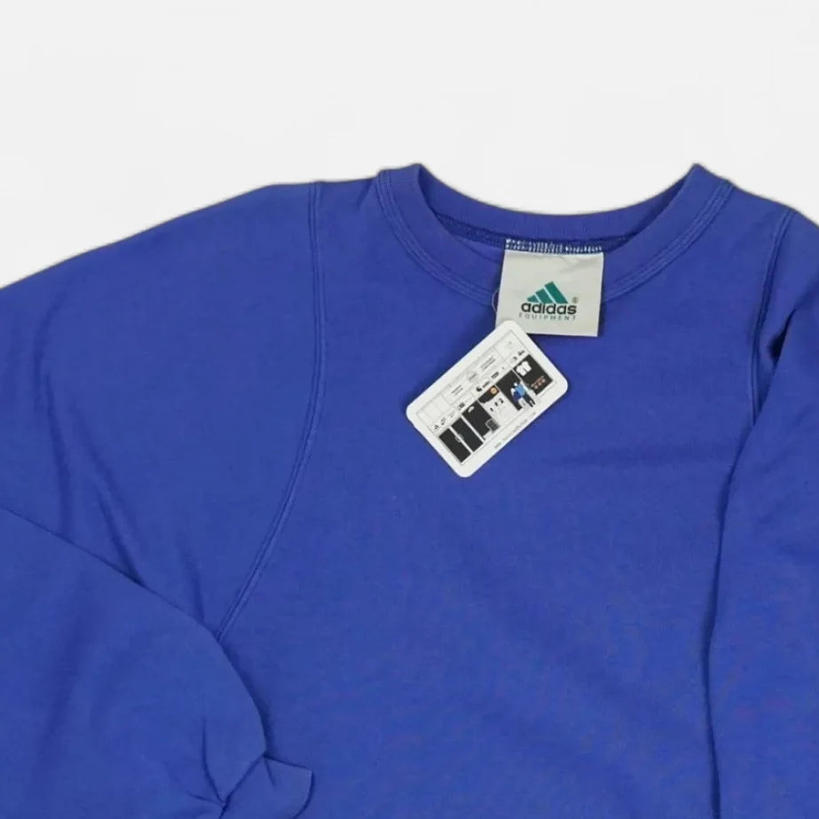Vintage Adidas Blue Sweatshirt (XS)