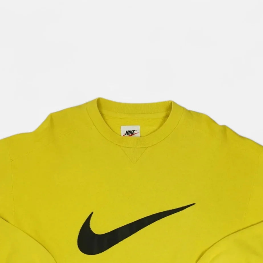 Vintage Nike Yellow Sweatshirt (XL)