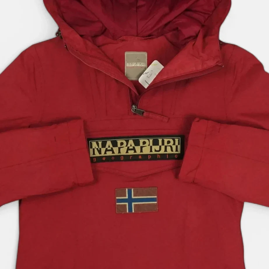 Vintage Napapijri Red Jacket (XS)