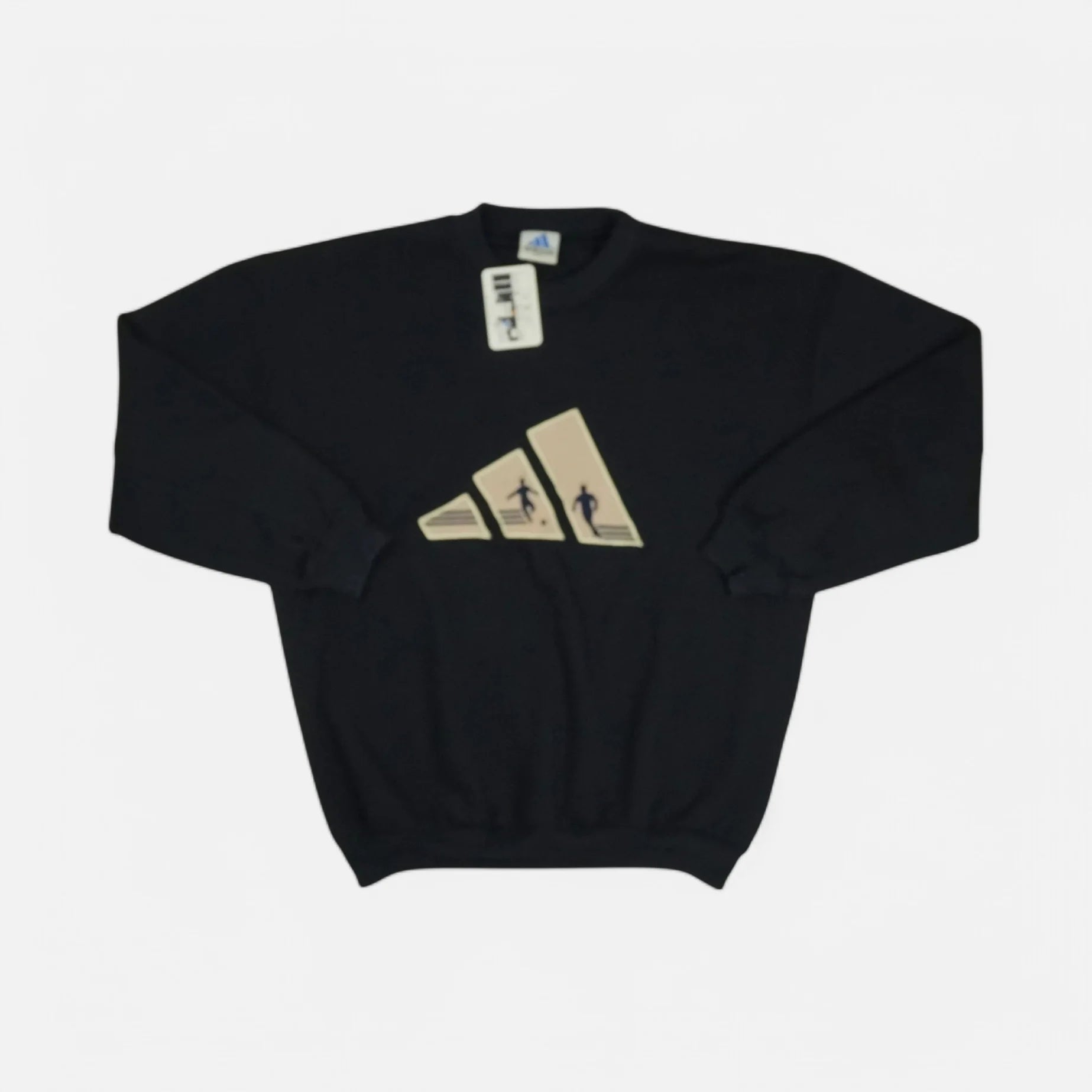 Vintage Adidas Black Sweatshirt (XL)