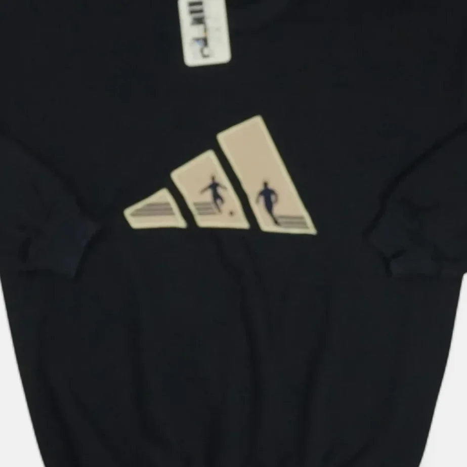Vintage Adidas Black Sweatshirt (XL)