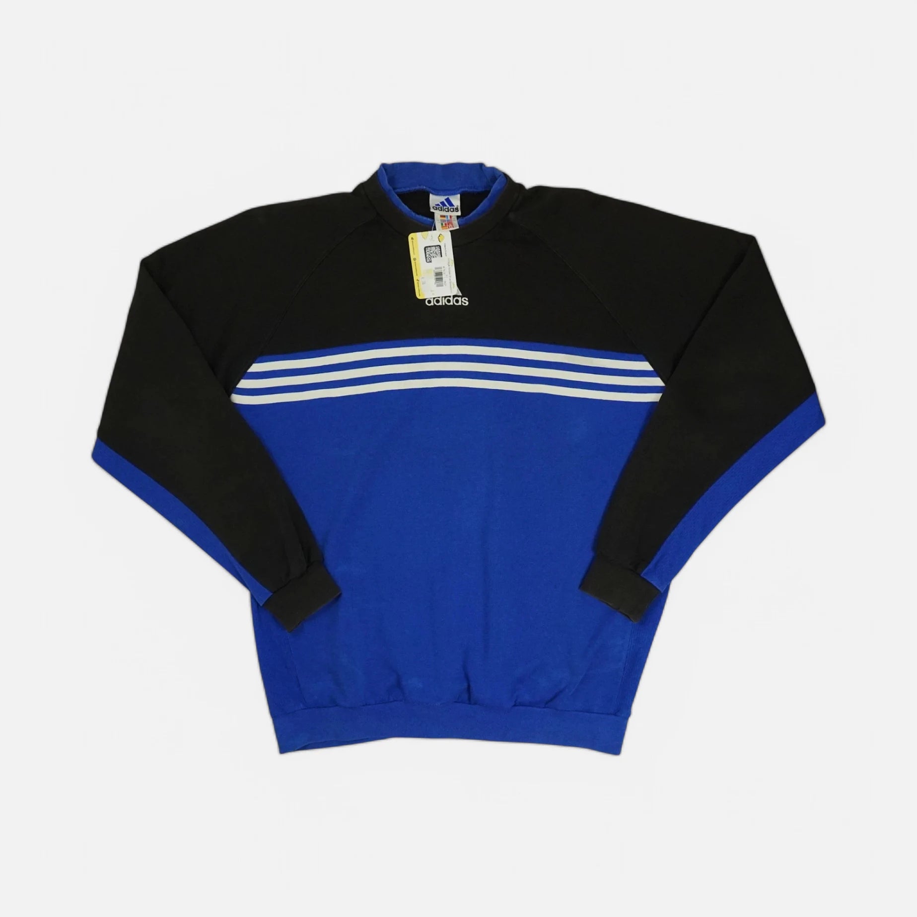 Vintage Adidas Black Sweater (L)