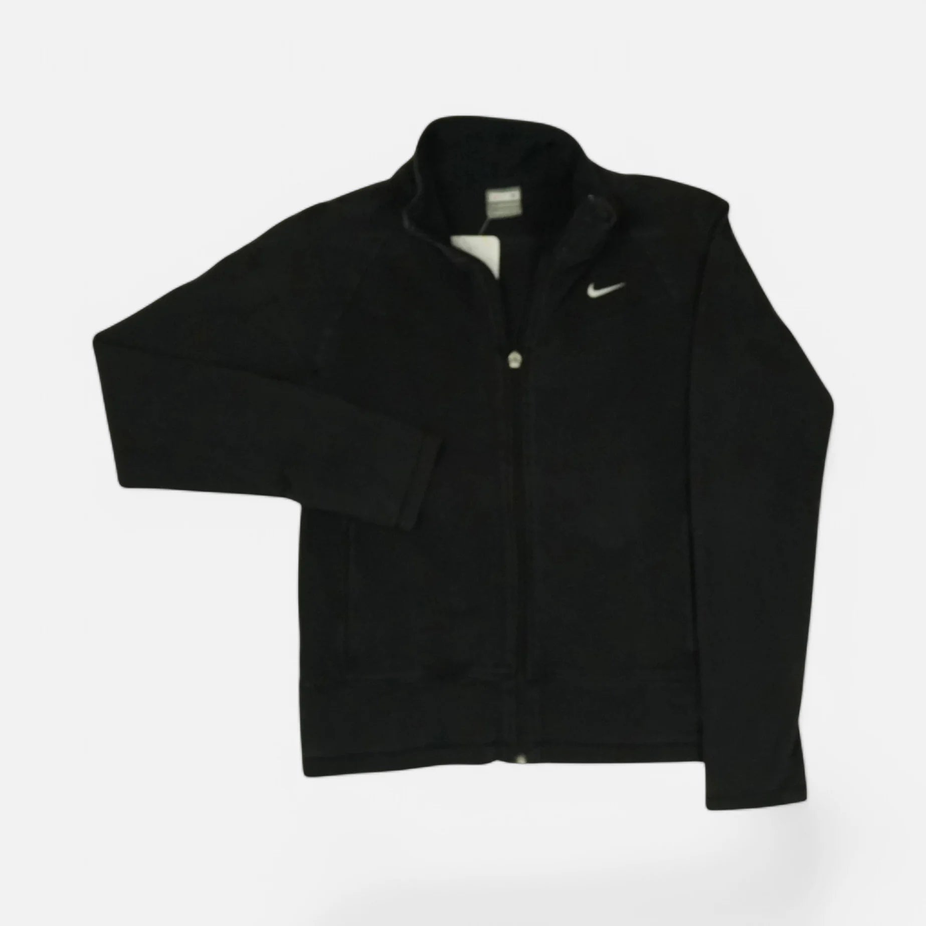 Vintage Nike Black Trackjacket (Womans M )
