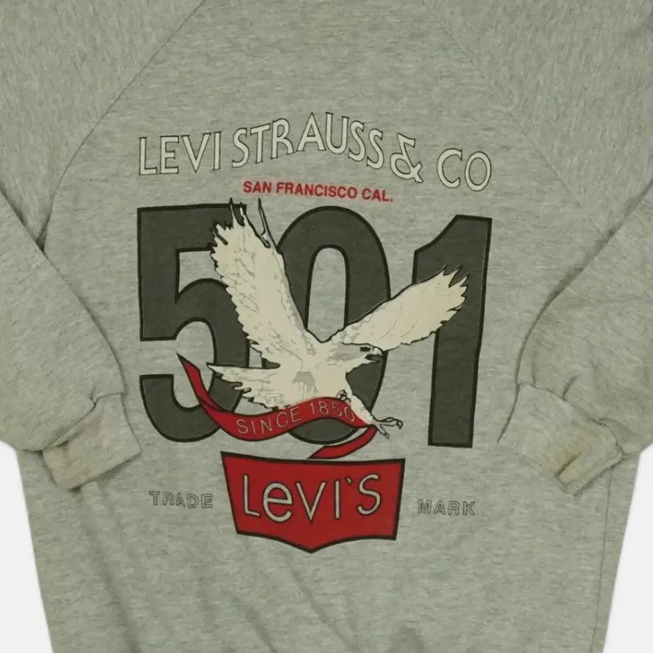 Vintage Levi's Gray Sweatshirt (S)
