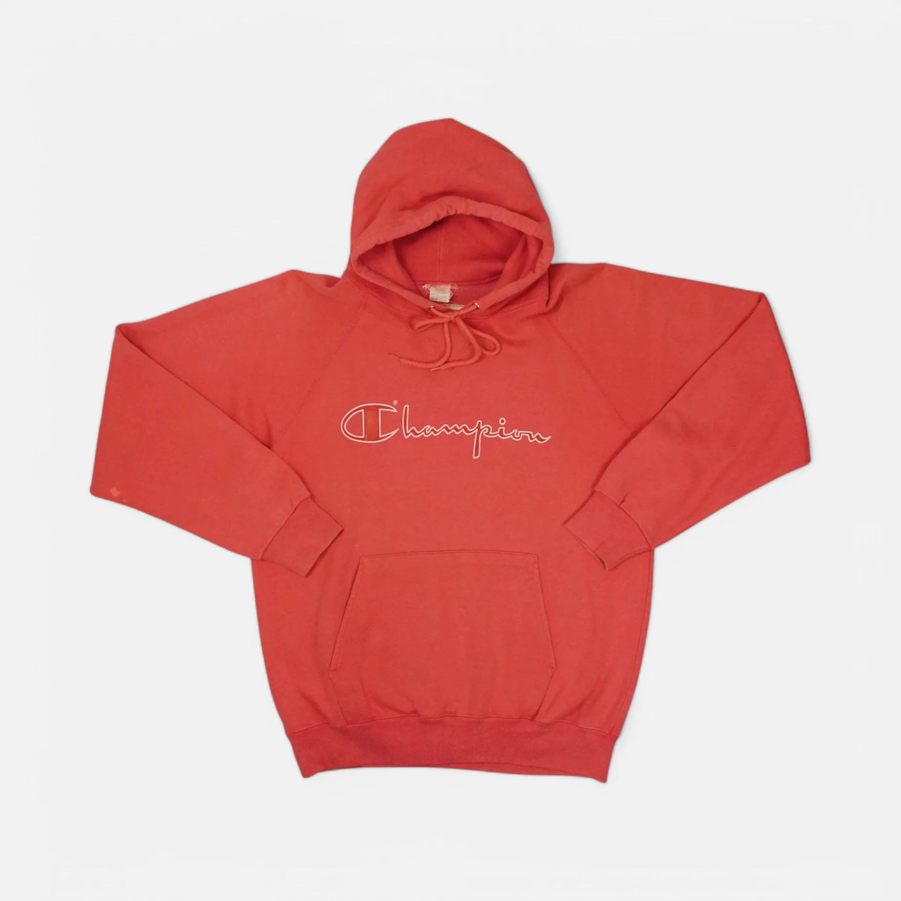 Vintage Champion Red Hoodie (M)