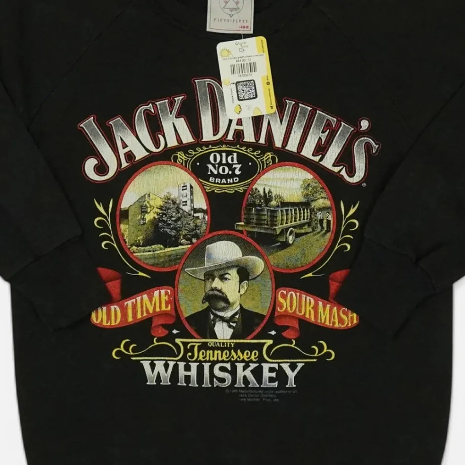 Vintage Jack Daniels Black Sweatshirt (S)