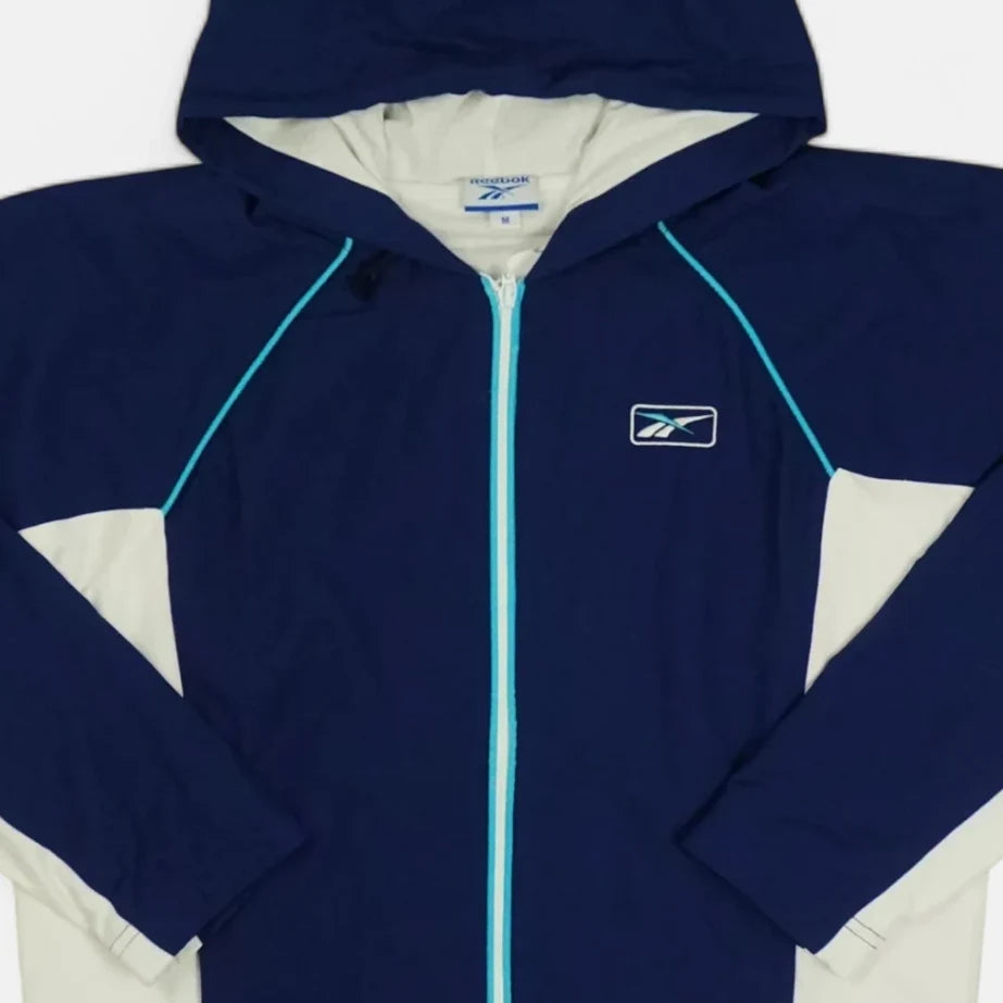 Vintage Reebok Blue Trackjacket (XS)