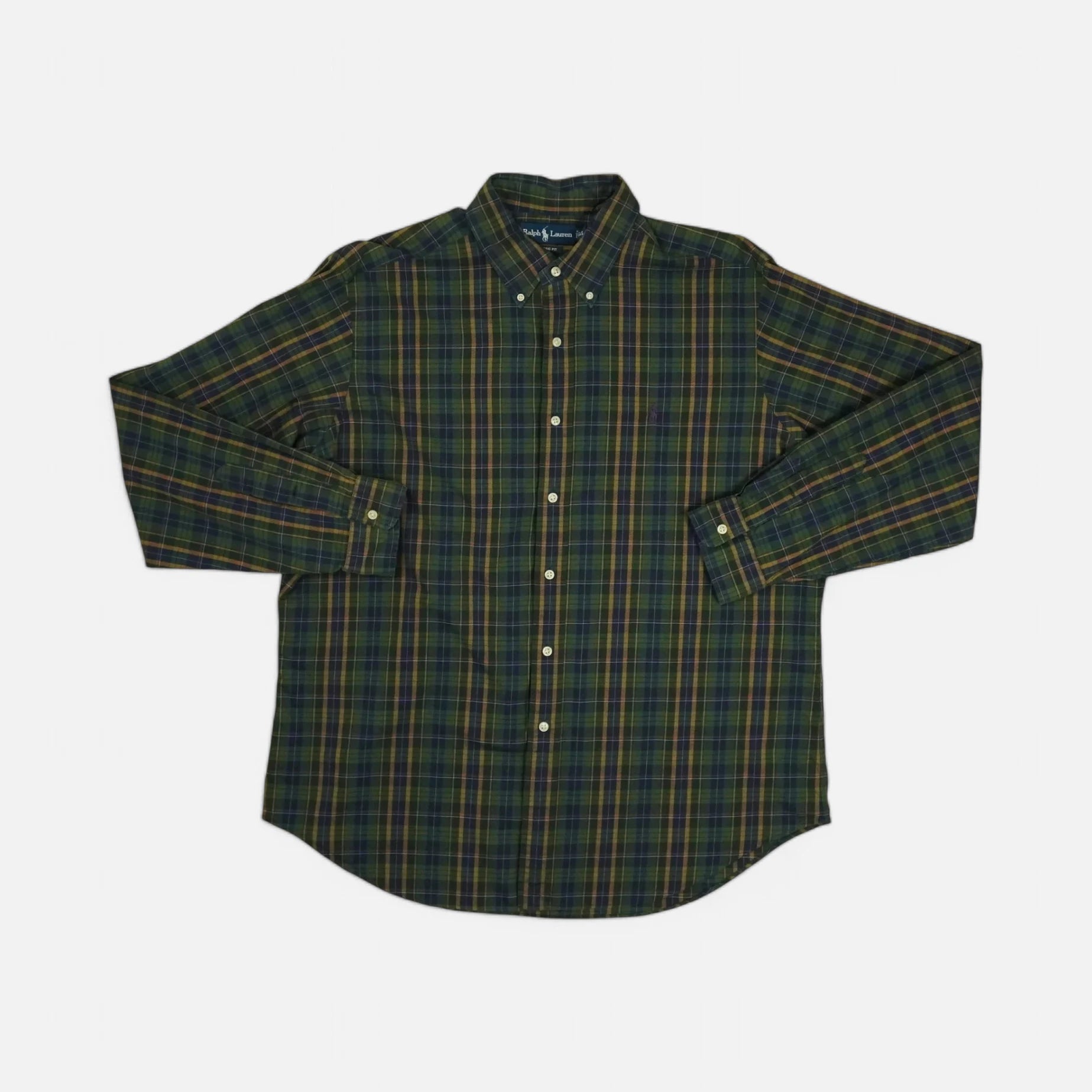 Vintage Ralph Lauren Green Shirt (XL)