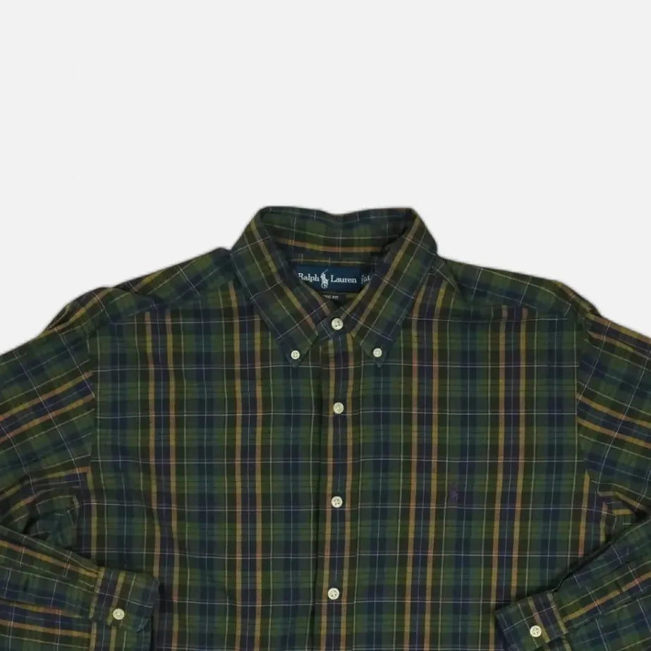 Vintage Ralph Lauren Green Shirt (XL)
