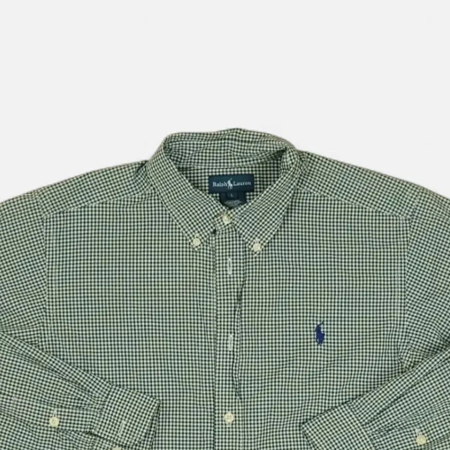 Vintage Ralph Lauren Green Shirt (XS)