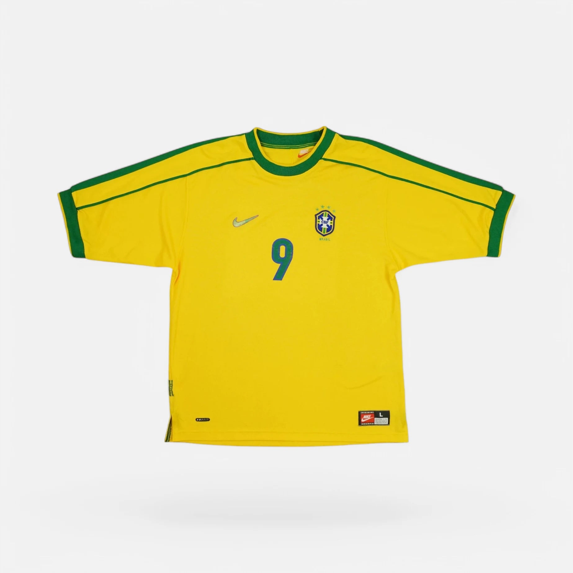 Brazil Ronaldo Nike Home Jersey (XL)