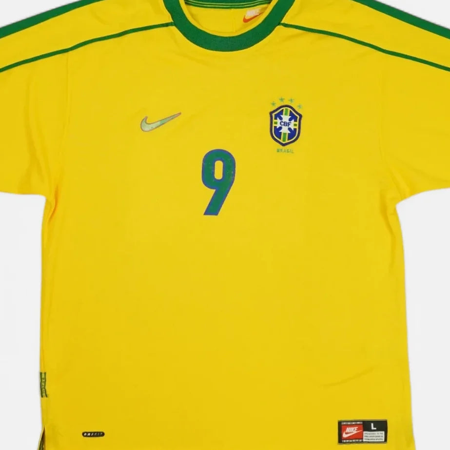 Brazil Ronaldo Nike Home Jersey (XL)