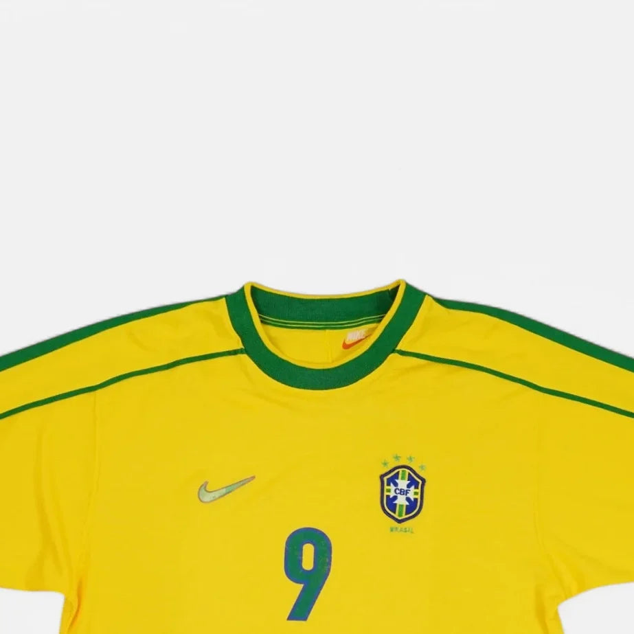 Brazil Ronaldo Nike Home Jersey (XL)