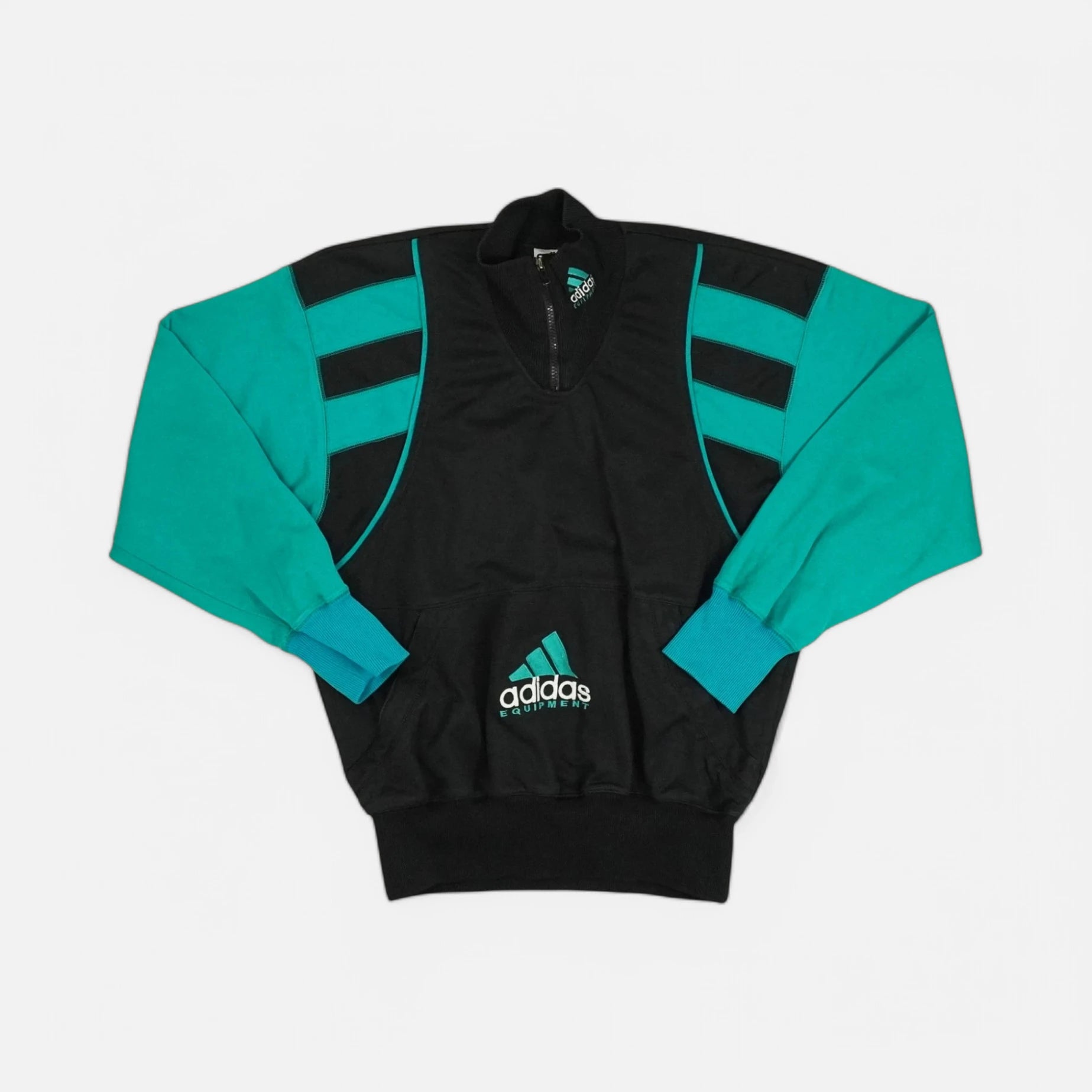 Vintage Adidas Equipment Black Trackjacket (XL)