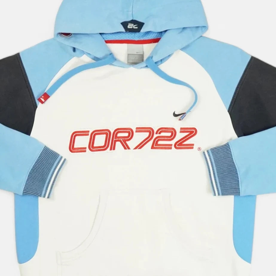 Vintage Nike Cortez Blue Hoodie (S)