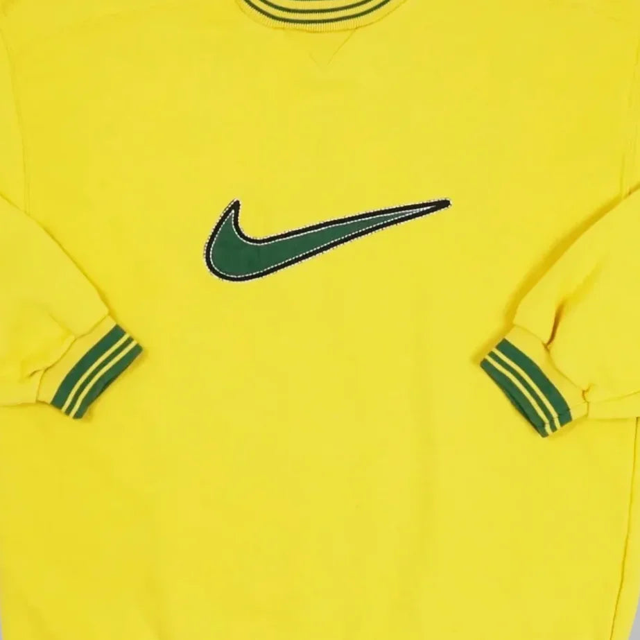 Vintage Nike Yellow Sweatshirt Womans (XXS)