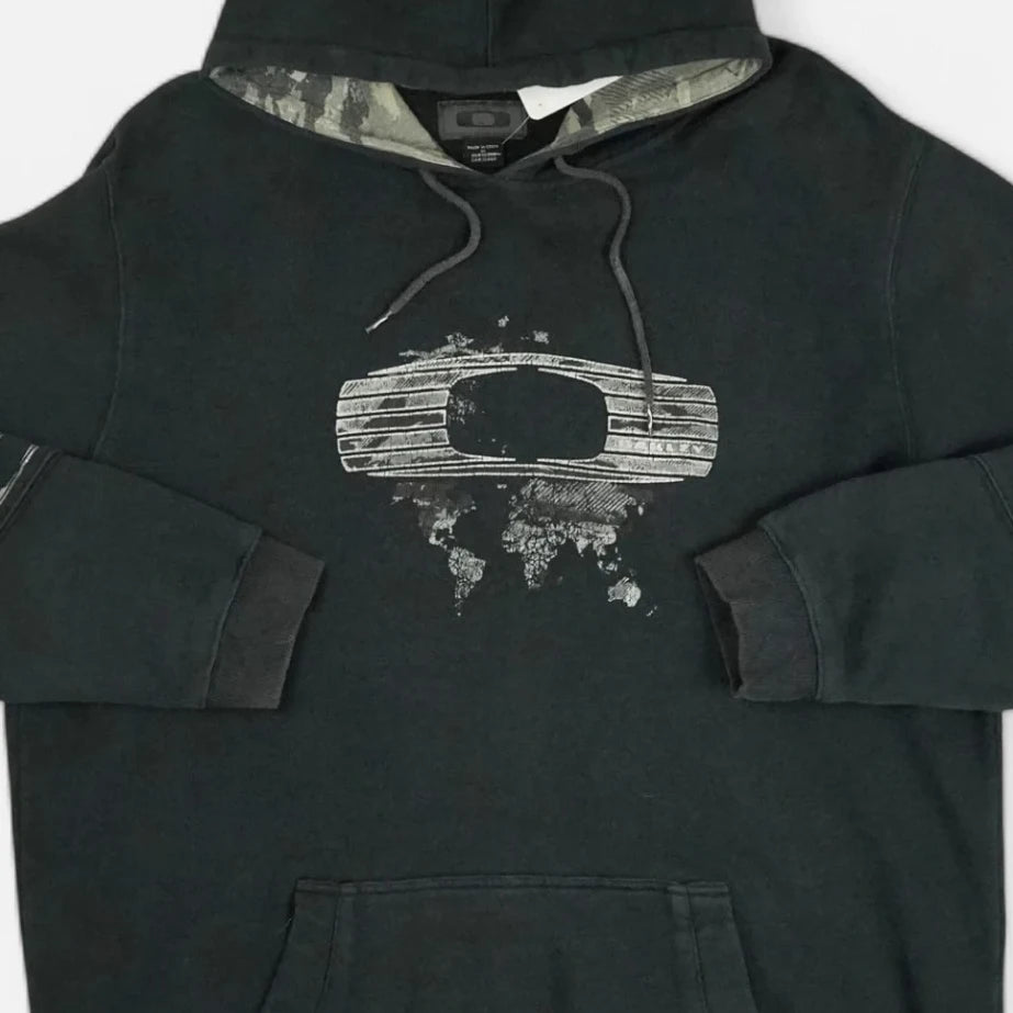 Vintage Oakley Black Hoodie (XL)