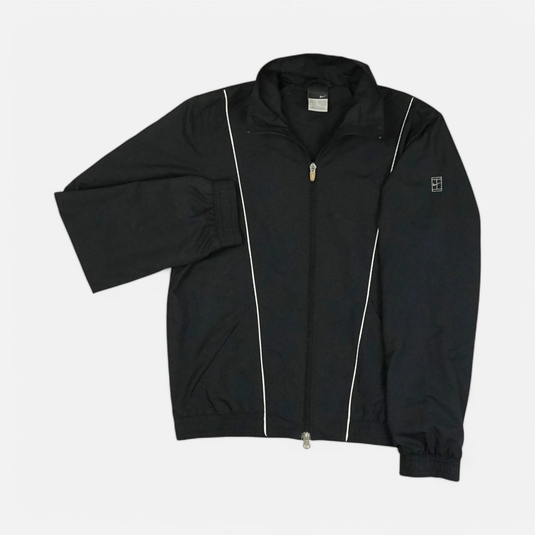 Vintage Nike Black Trackjacket Womans M (M)