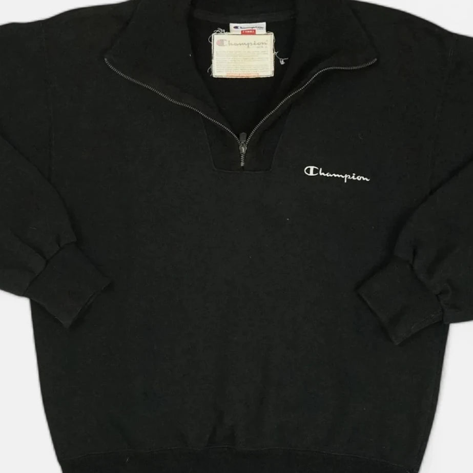 Vintage Champion Black Sweatshirt (XXS)