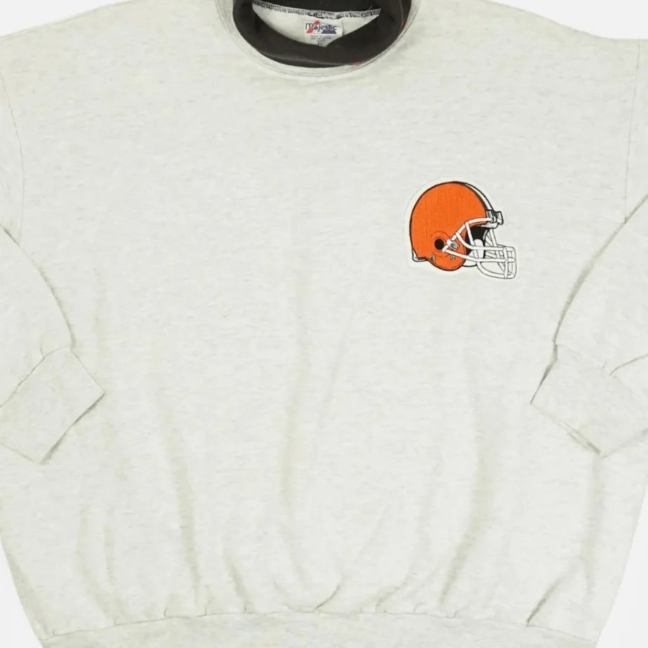 Vintage Grey Browns Sweatshirt (L)