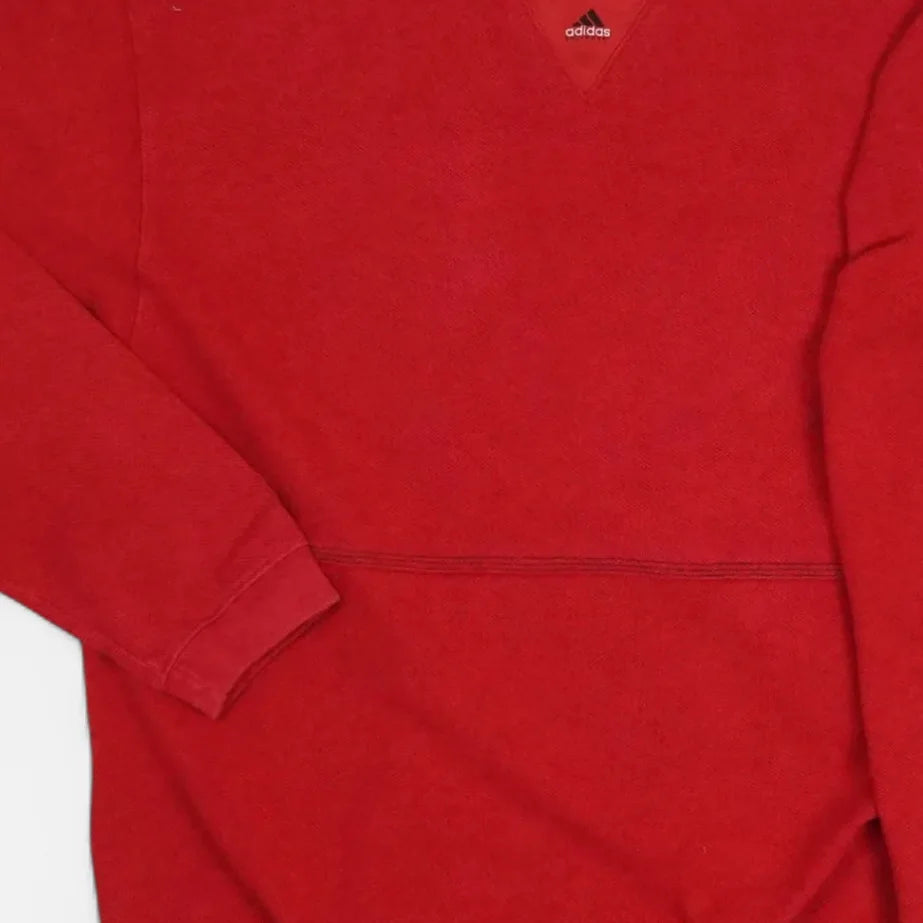 Vintage Adidas Red Sweatshirt (L)