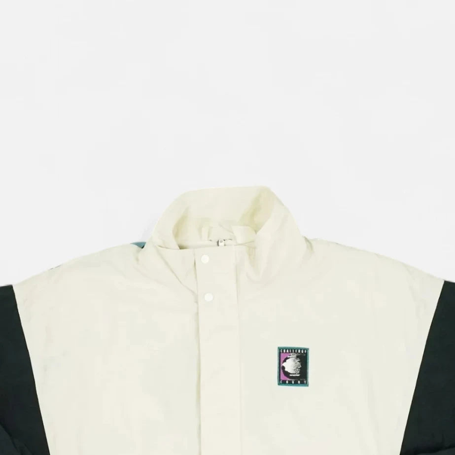 Vintage Nike Challenge Court White Trackjacket (XL)