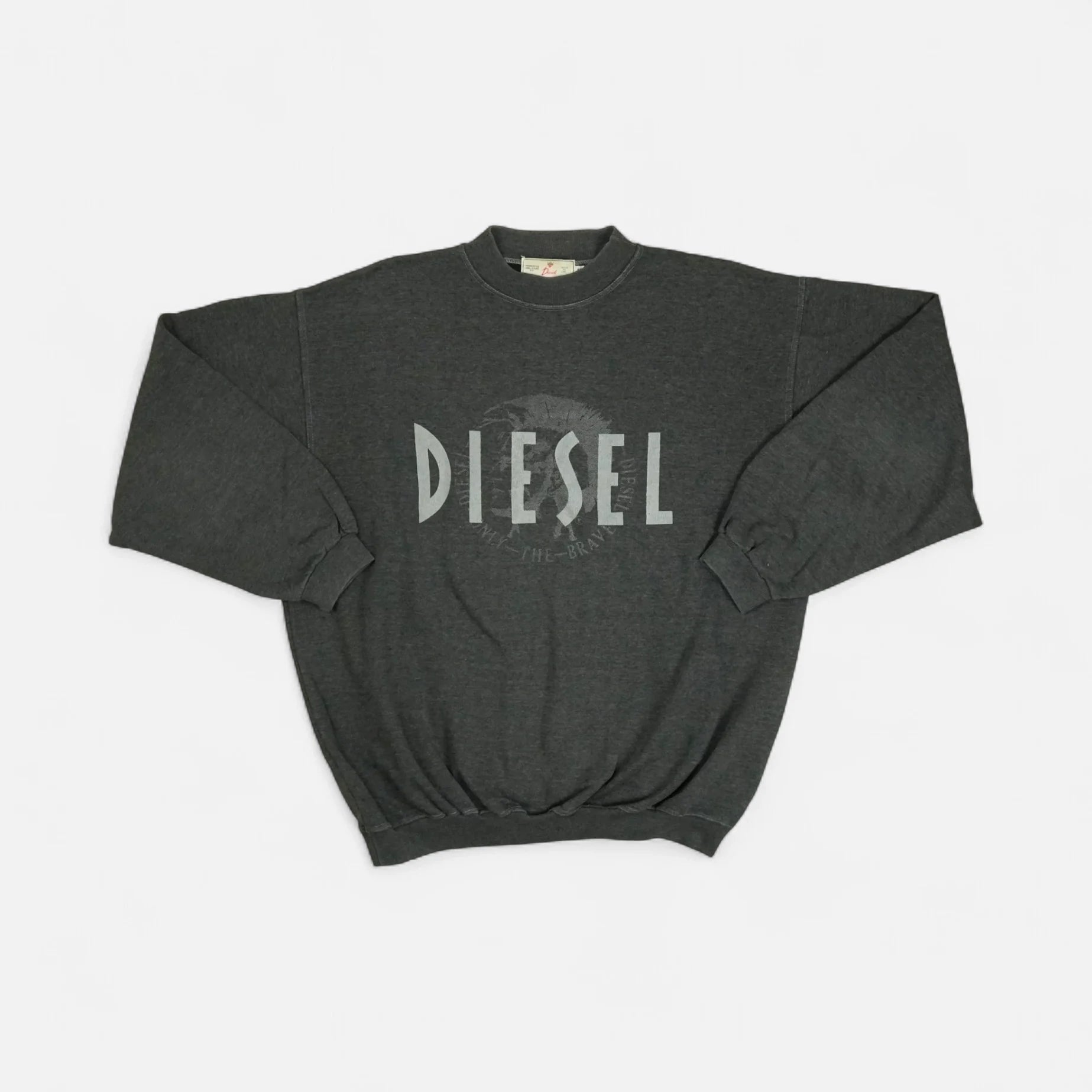 Vintage Diesel Grey Sweatshirt (XL)