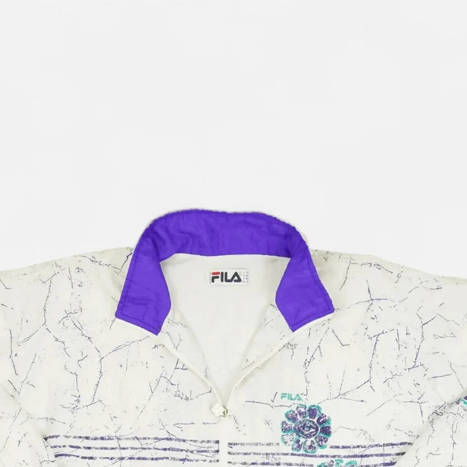 Vintage Fila White Trackjacket (L)