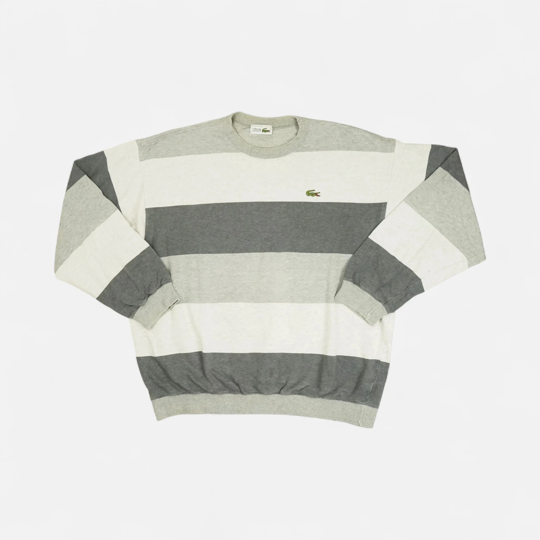 Vintage Lacoste Grey Sweater (XL)