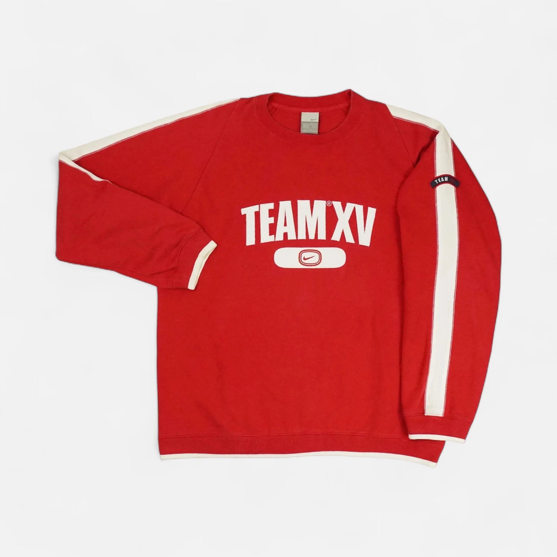 Vintage Nike Red "Team XV" Sweatshirt (M)