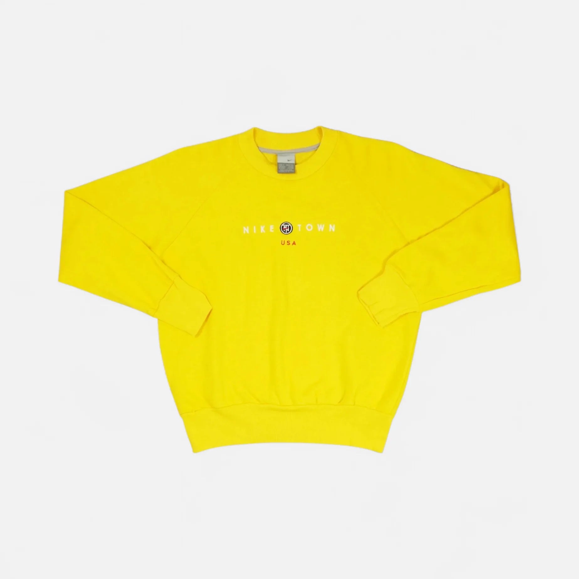 Vintage Nike Town Yellow Sweatshirt (S)