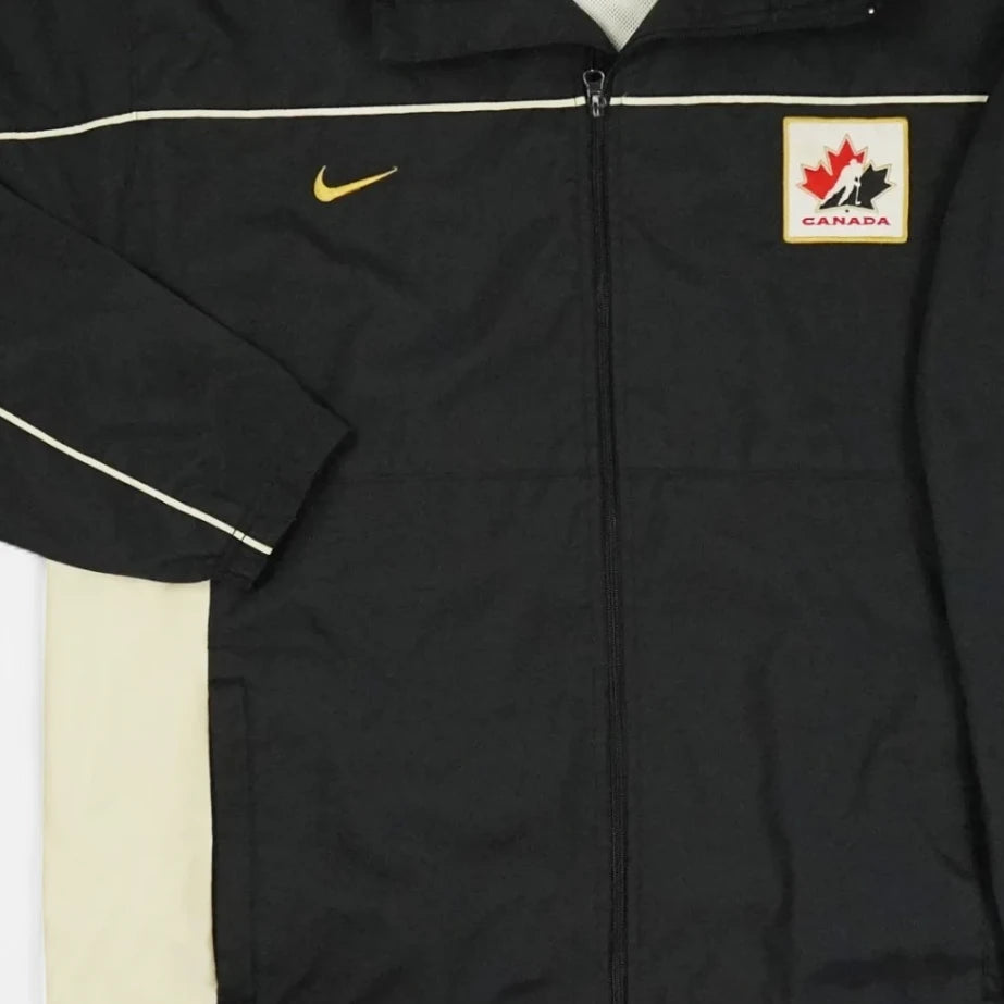 Vintage Nike Black Canada Trackjacket (XXL)